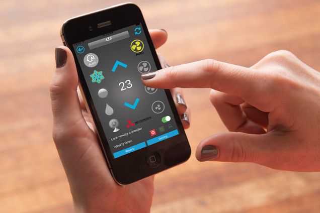App MITSUBISHI-WIFI: le impostazioni del climatizzatore a portata di Smartphone